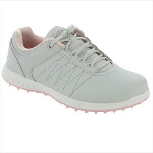 Skechers GO GOLF Pivot Spikeless Gray & Pink Golf Shoes Women US 9.5W